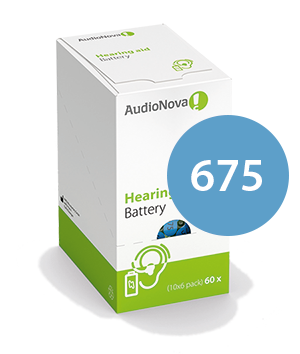 AudioNova Hoortoestel Batterijen Maat 675